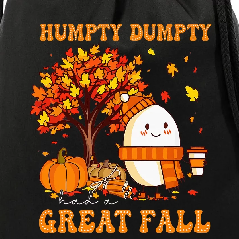 Had A Great Fall Autumn Thanksgiving Thankful Drawstring Bag