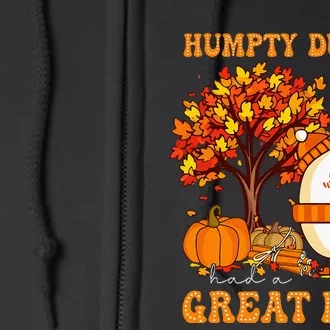 Had A Great Fall Autumn Thanksgiving Thankful Full Zip Hoodie