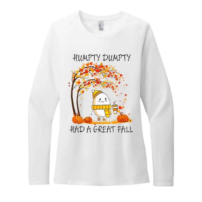 Had A Great Fall Funny Egg Thanksgiving Autumn Womens CVC Long Sleeve Shirt