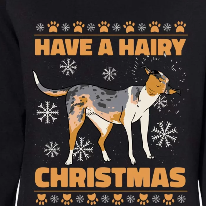 Have A Hairy Christmas Happy Dog Festival Cute Gift Womens California Wash Sweatshirt