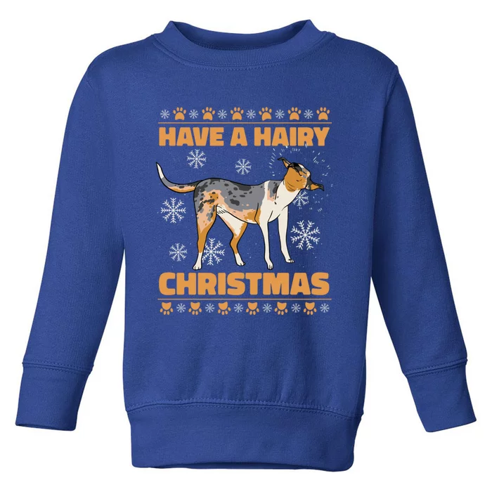 Have A Hairy Christmas Happy Dog Festival Cute Gift Toddler Sweatshirt