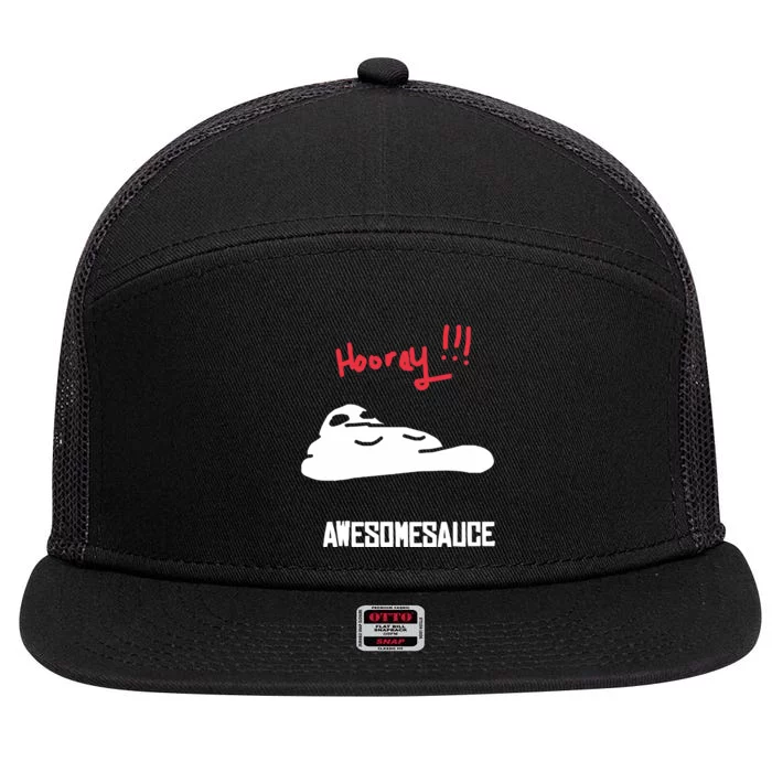 Hooray Awesomesauce 7 Panel Mesh Trucker Snapback Hat