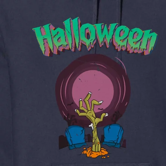 Halloween Alive Hand Premium Hoodie