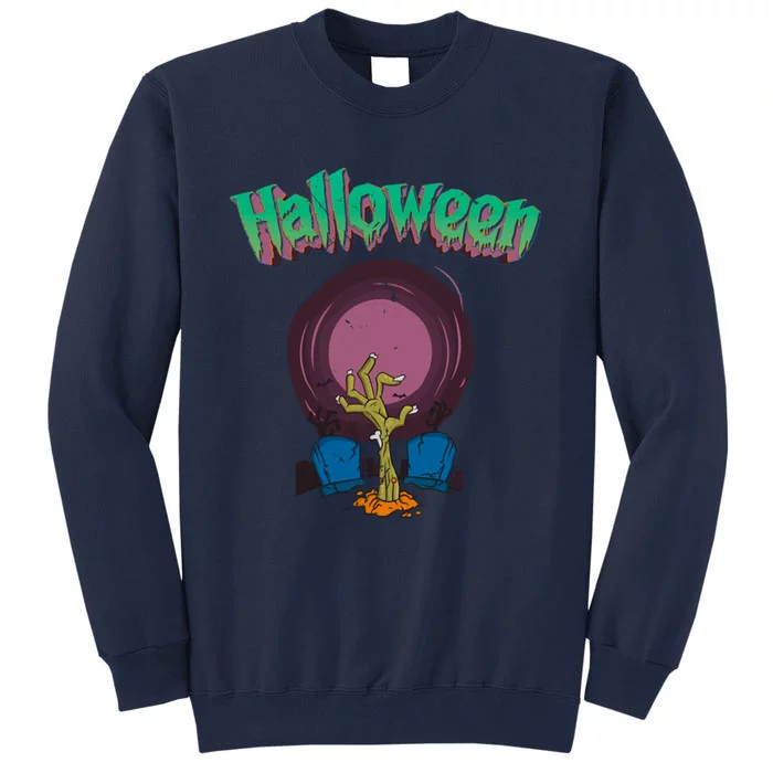 Halloween Alive Hand Tall Sweatshirt