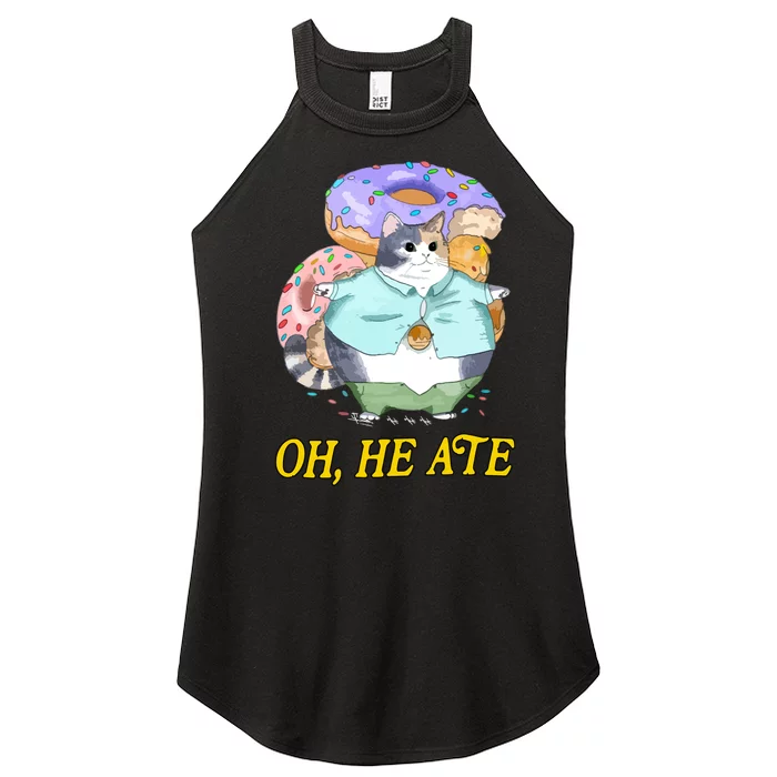 He Ate Women’s Perfect Tri Rocker Tank