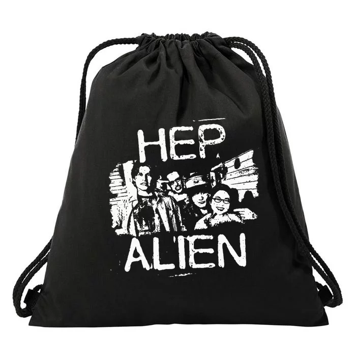 Hep Alien Drawstring Bag