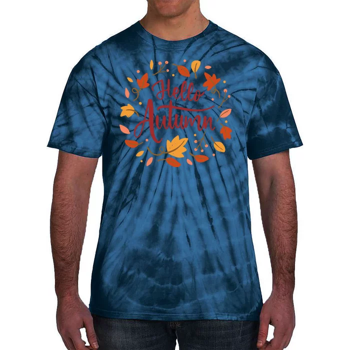 Hello Autumn Tie-Dye T-Shirt