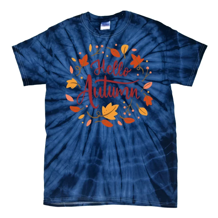 Hello Autumn Tie-Dye T-Shirt