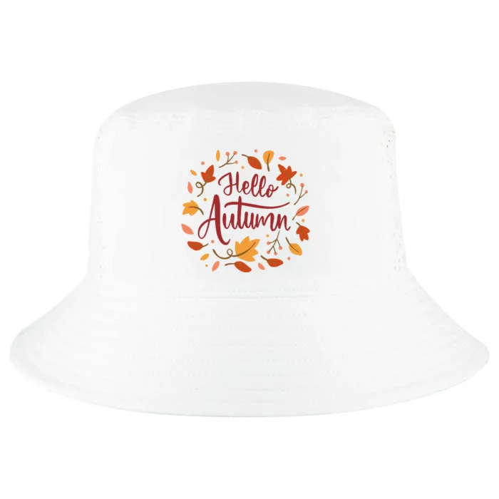 Hello Autumn Cool Comfort Performance Bucket Hat