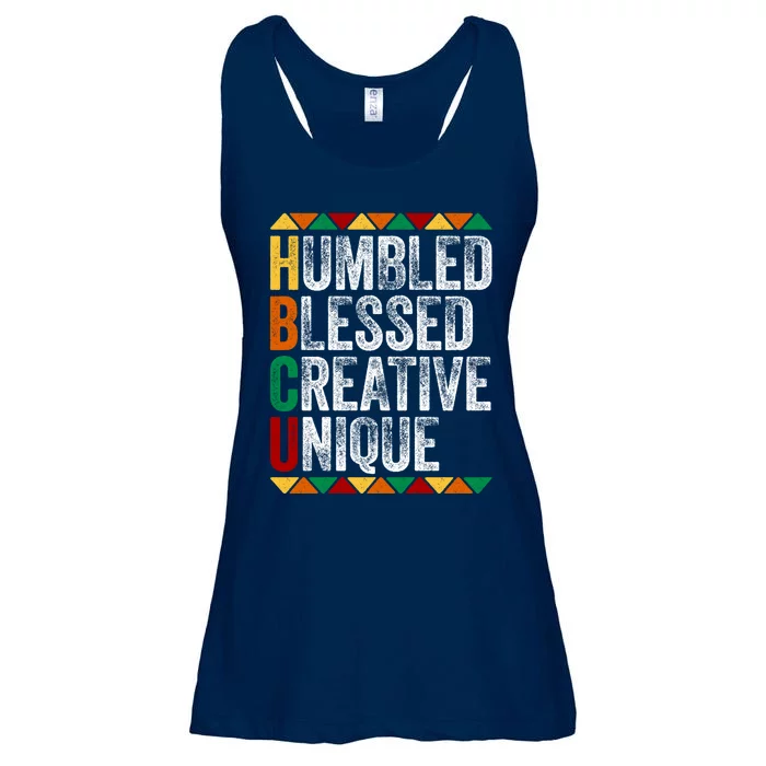 HBCU Abbreviations - HBCU Humbled Blessed Creative Unique Historical Ladies Essential Flowy Tank