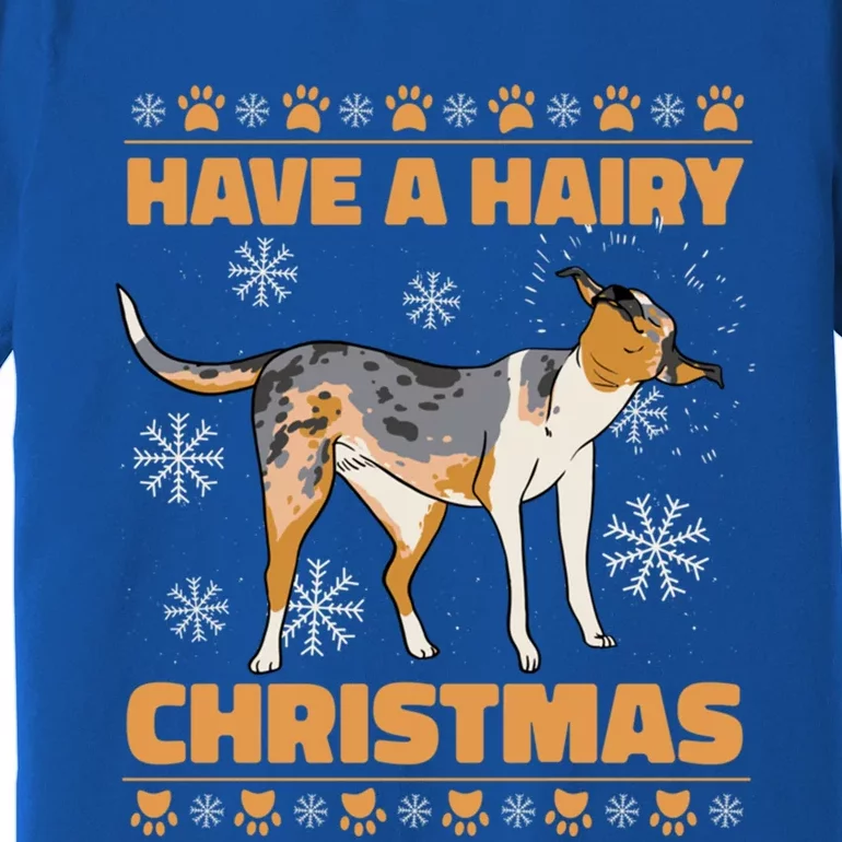 Have A Hairy Christmas Happy Dog Festival Gift Premium T-Shirt