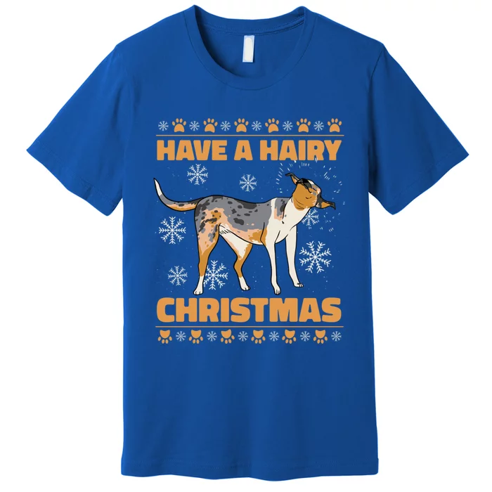 Have A Hairy Christmas Happy Dog Festival Gift Premium T-Shirt