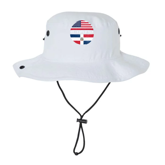 Half American Half Dominican Usa Flag Dominican Republic Great Gift Legacy Cool Fit Booney Bucket Hat