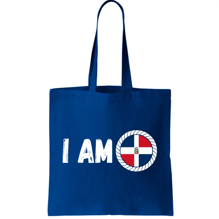 Half American Half Dominican Usa And Dominican Republic Flag Cute Gift Tote Bag