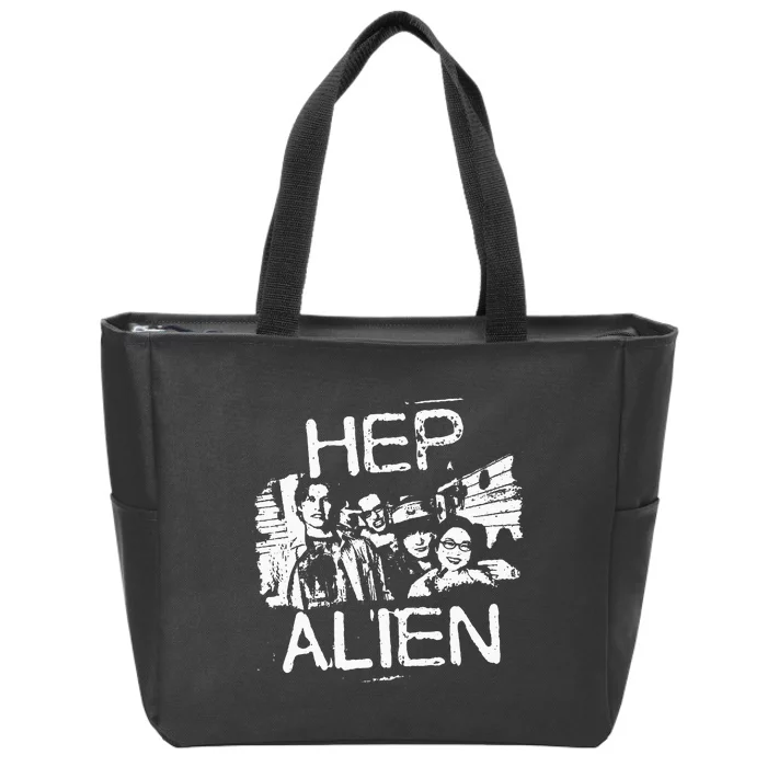 Hep Alien Zip Tote Bag