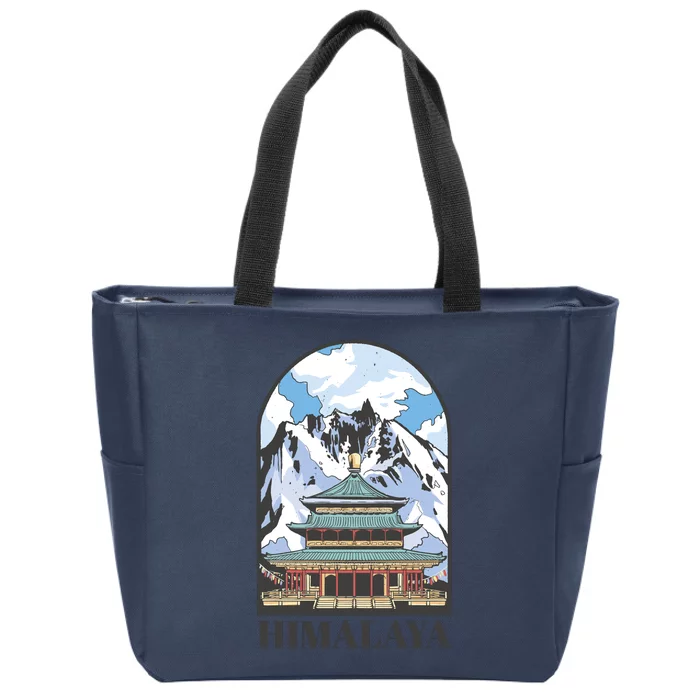 Himalaya Asia Zip Tote Bag