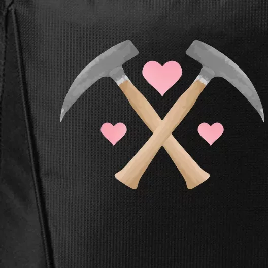 Hearts And Hammers Valentines Day City Backpack