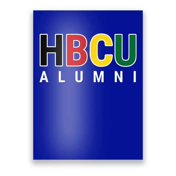 HBCU Alumni Historically Black College Student Graduate Poster