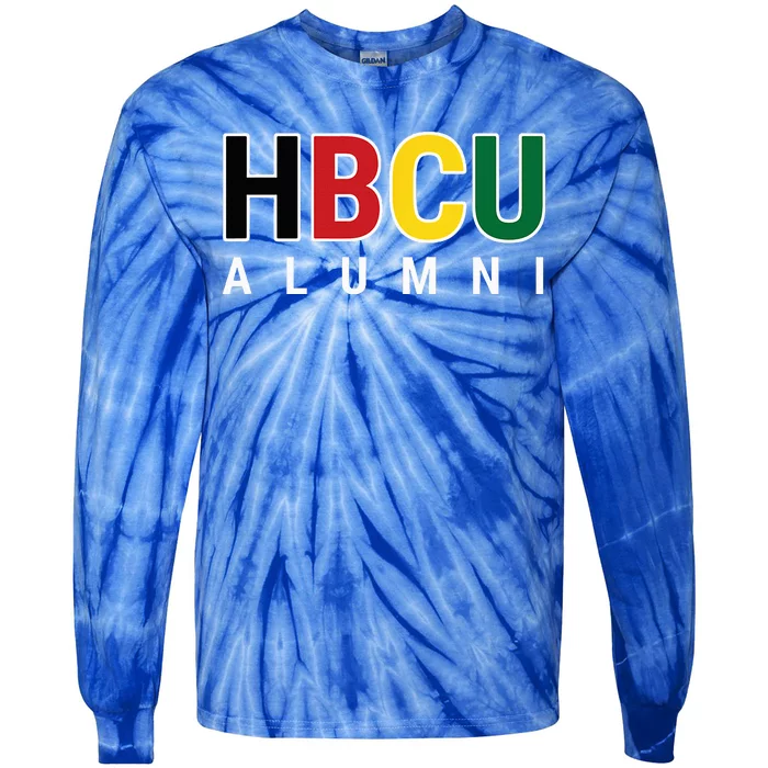 HBCU Alumni Historically Black College Student Graduate Tie-Dye Long Sleeve Shirt