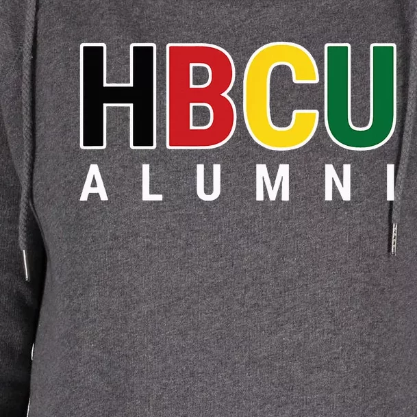 HBCU Alumni Historically Black College Student Graduate Womens Funnel Neck Pullover Hood