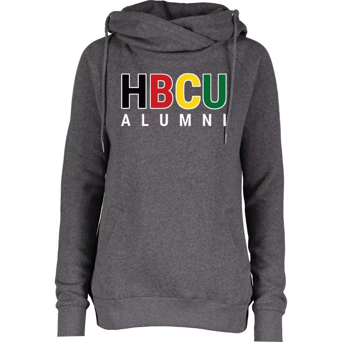 HBCU Alumni Historically Black College Student Graduate Womens Funnel Neck Pullover Hood