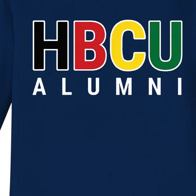 HBCU Alumni Historically Black College Student Graduate Baby Long Sleeve Bodysuit