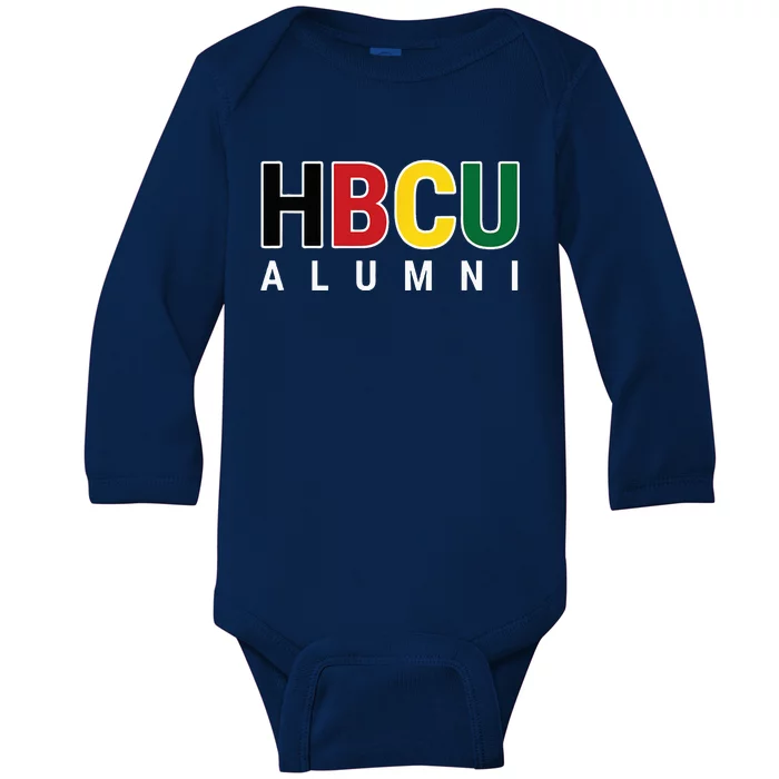 HBCU Alumni Historically Black College Student Graduate Baby Long Sleeve Bodysuit