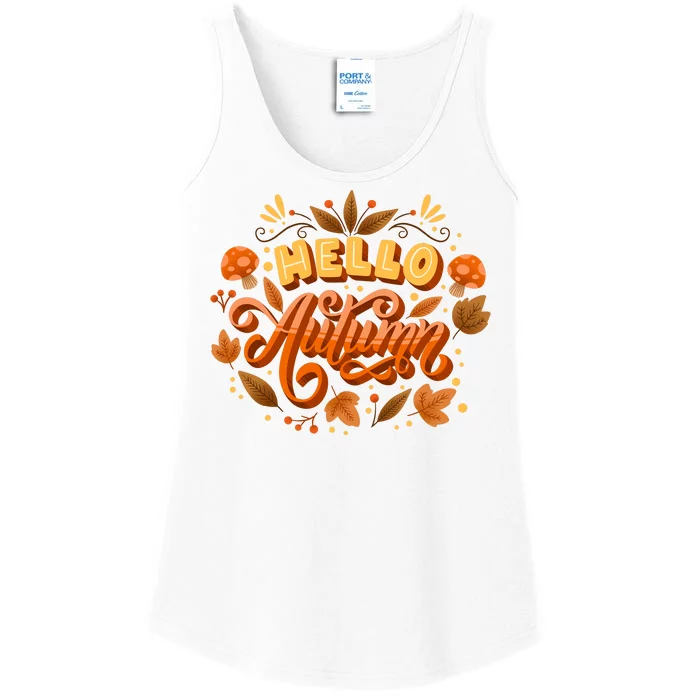 Hello Autumn Ladies Essential Tank