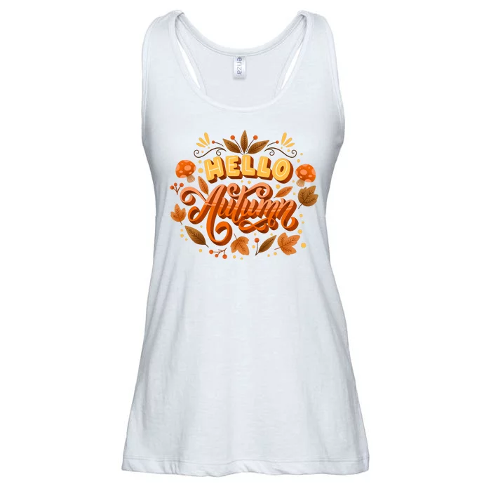 Hello Autumn Ladies Essential Flowy Tank