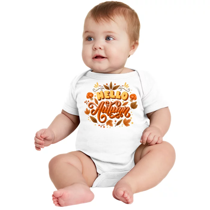 Hello Autumn Baby Bodysuit