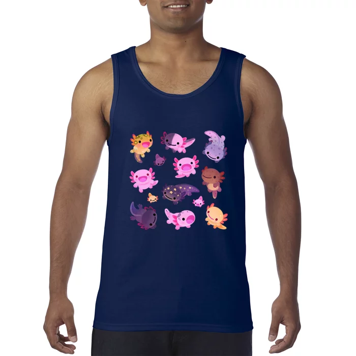 Happy Axolotl Tank Top