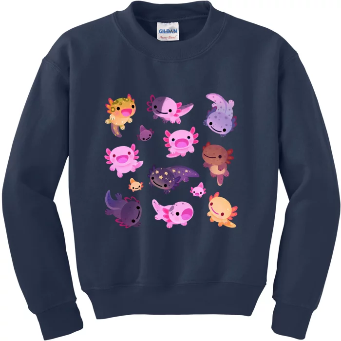 Happy Axolotl Kids Sweatshirt