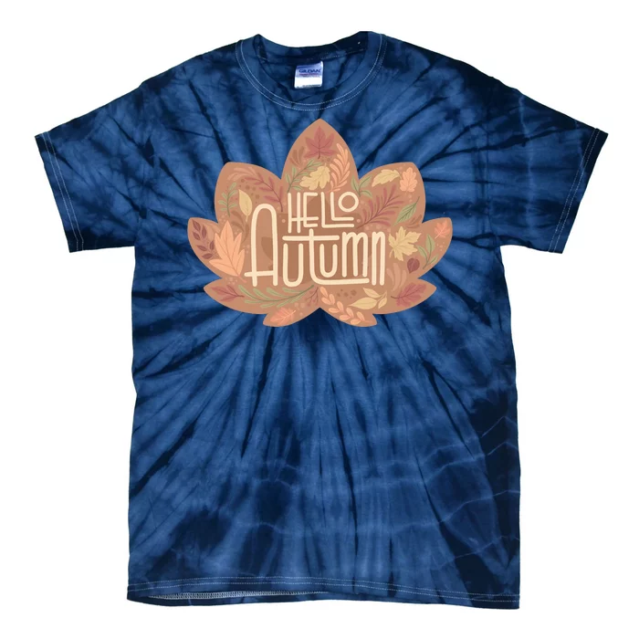 Hello Autumn Tie-Dye T-Shirt