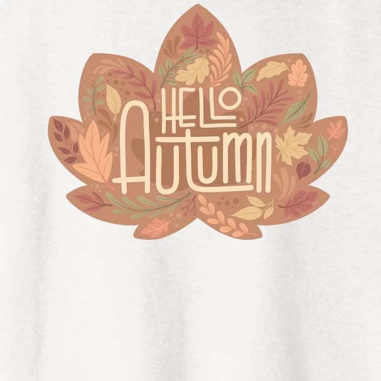 Hello Autumn Women's Crop Top Tee