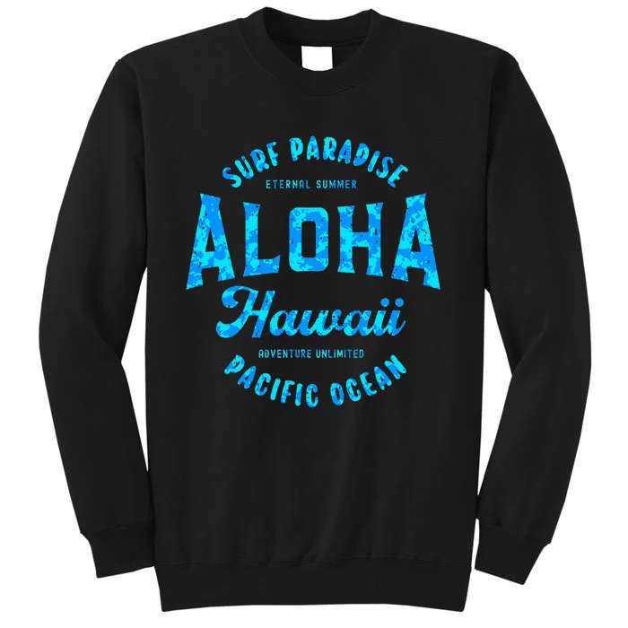 Hawaii Aloha Hawaiian Retro Throwback Souvenir Sweatshirt