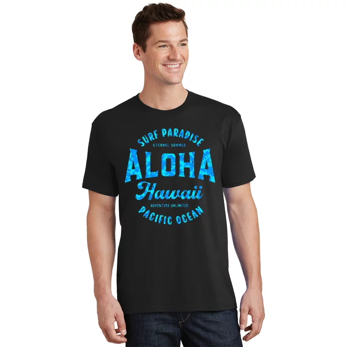 Hawaii Aloha Hawaiian Retro Throwback Souvenir T-Shirt