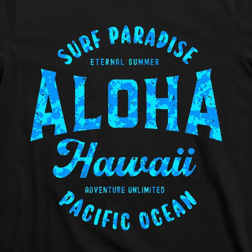 Hawaii Aloha Hawaiian Retro Throwback Souvenir T-Shirt