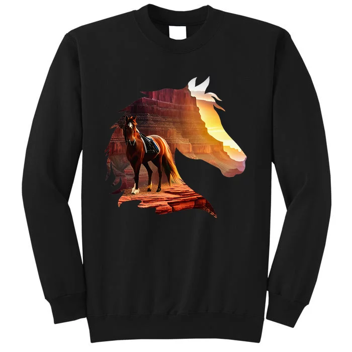 Horse Art Horse Lover Horse Riding Lover Sweatshirt