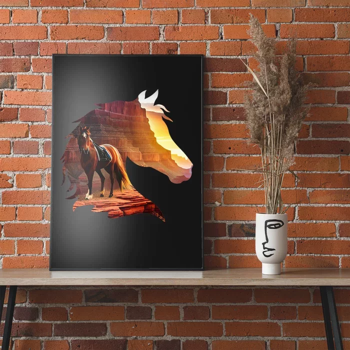 Horse Art Horse Lover Horse Riding Lover Poster