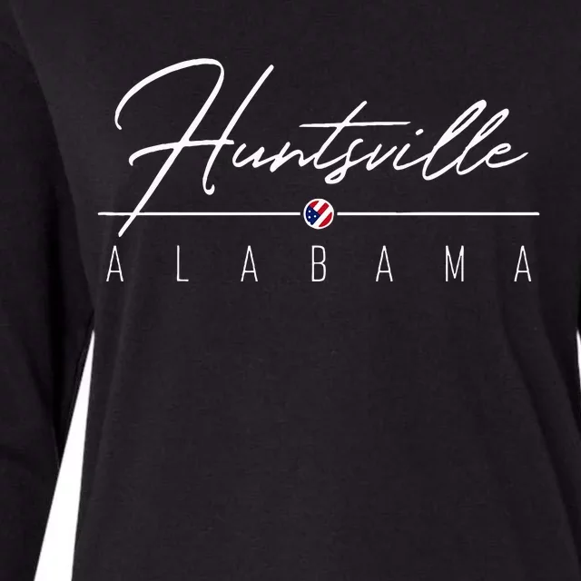 Huntsville Al Womens Cotton Relaxed Long Sleeve T-Shirt