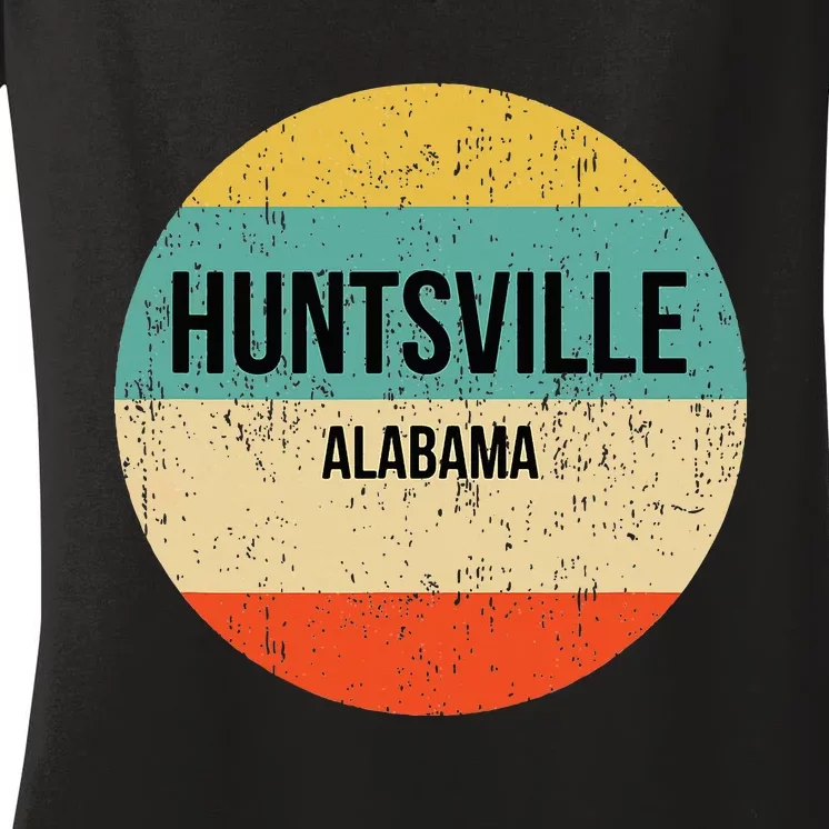 Huntsville Alabama Huntsville Women's V-Neck T-Shirt