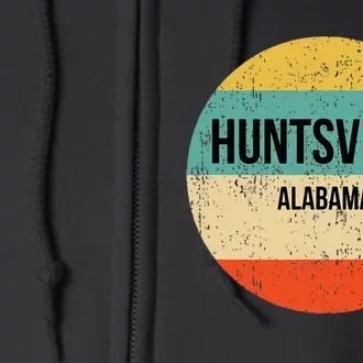 Huntsville Alabama Huntsville Full Zip Hoodie