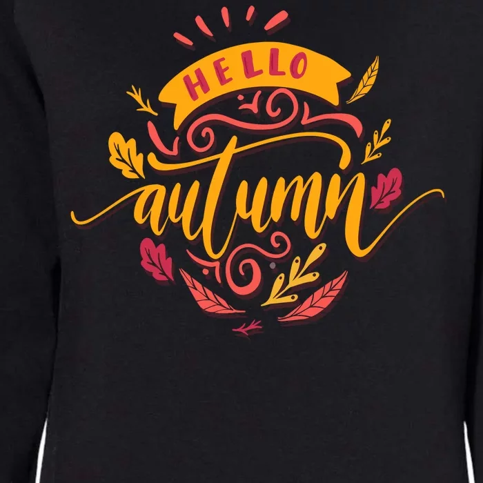 Hello Autumn Womens California Wash Sweatshirt