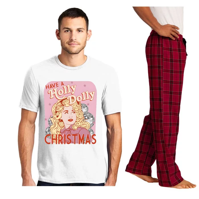 Have A Holly Dolly Christmas Funny Lover Fan Merry Christmas Pajama Set