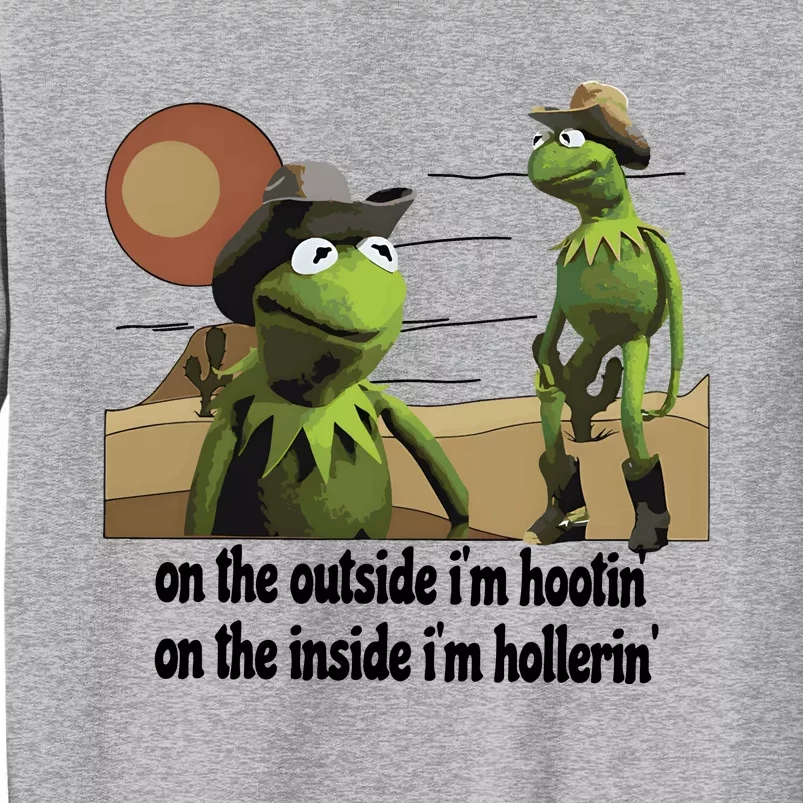 Hootin And Hollerin Funny Puppet Tall Sweatshirt