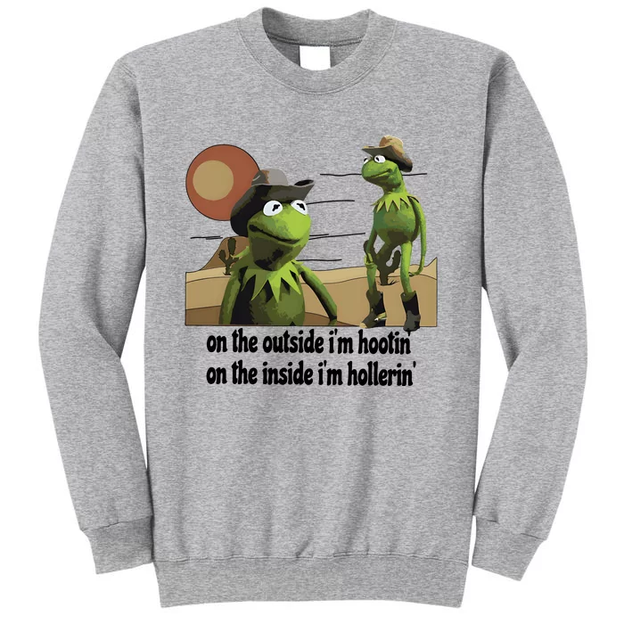 Hootin And Hollerin Funny Puppet Tall Sweatshirt