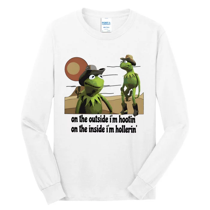 Hootin And Hollerin Funny Puppet Tall Long Sleeve T-Shirt