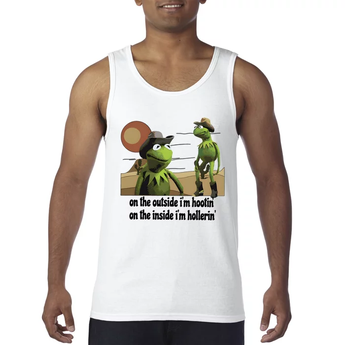 Hootin And Hollerin Funny Puppet Tank Top