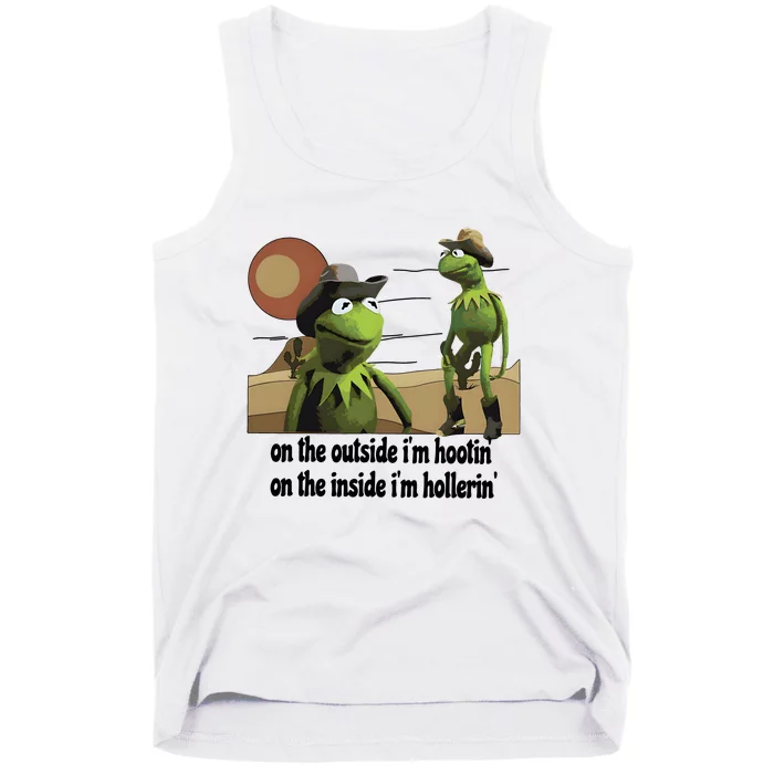 Hootin And Hollerin Funny Puppet Tank Top