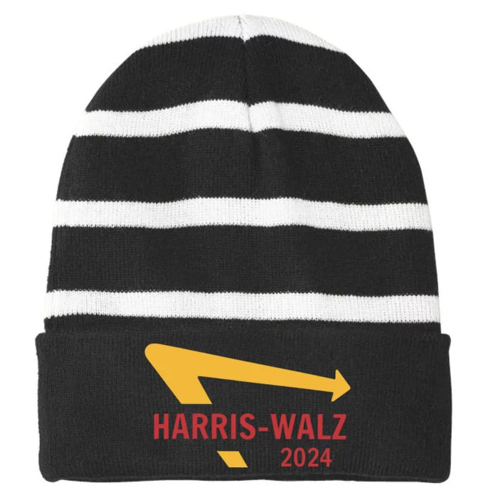 Harrisnout Activism Striped Beanie with Solid Band